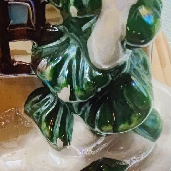 Snow Covered Christmas Cottage Tealight Candle Holder Winter Holiday Decor - Picture 5 of 14